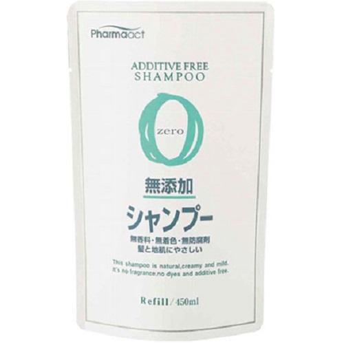Kumano Yushi Pharmaact Additive-Free Shampoo Refill 450ml