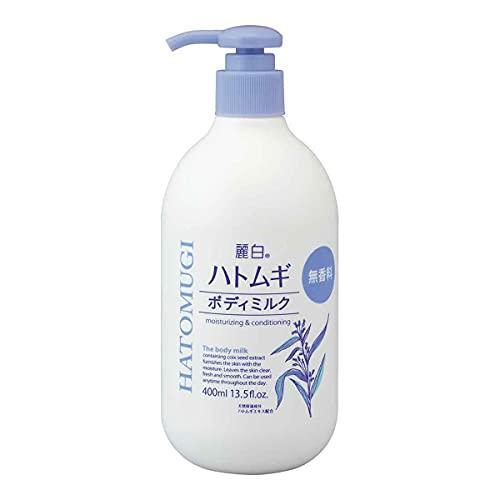 Kumano Yushi Reihaku Hatomugi โลชั่นบำรุงผิวไม่มีกลิ่น 400ml