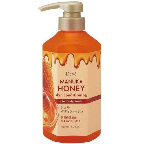 Kumano Yushi Deve เจลอาบน้ำน้ำผึ้ง Manuka 500ml