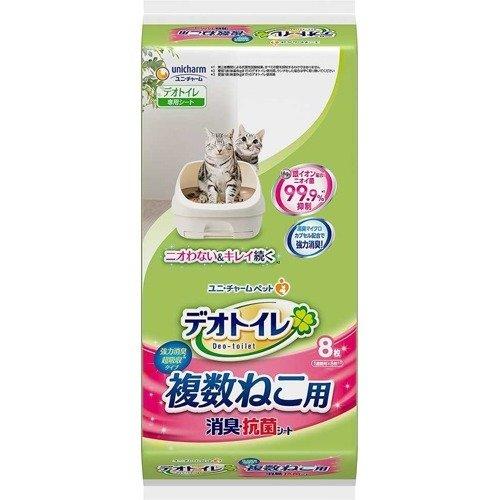 Unicharm 消臭抗菌貓砂盆尿墊8片