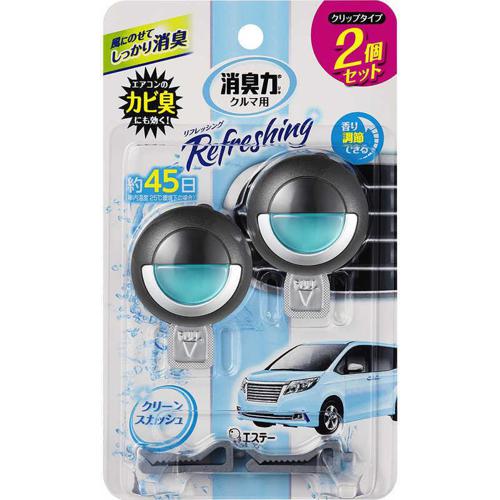 ST Corporation Car Shoshuryoku Deodorant Clip Clean Squash 3.2ml x 2