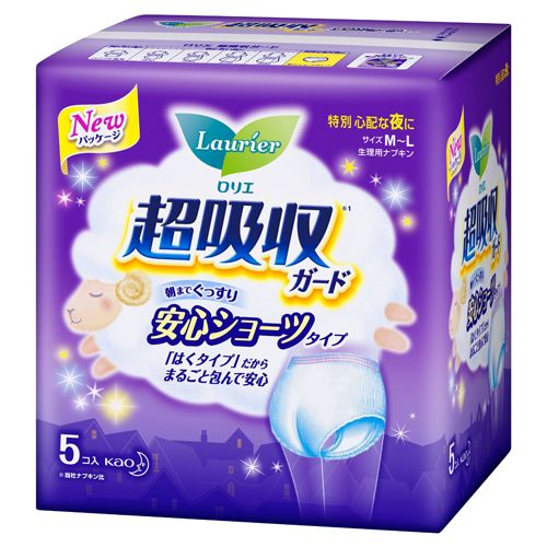 Kao Laurier Super Absorb G Sanitary Pad 5 Pieces