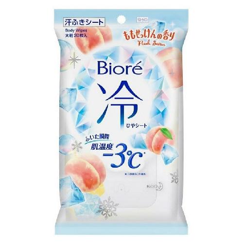 Kao Cool Sheet Peach 20 Sheets