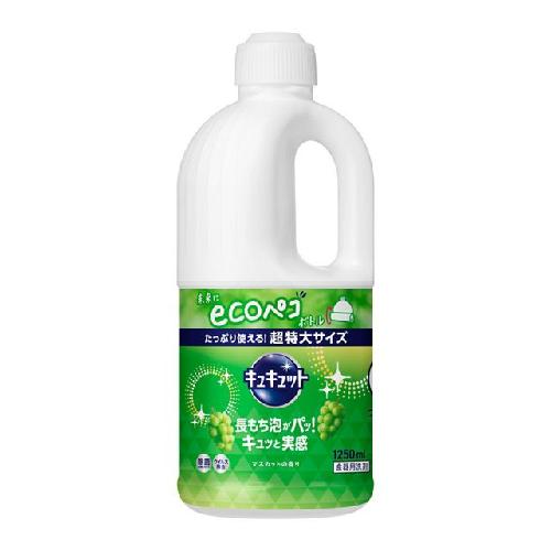 Kao Cucute Dish Soap Green Grape Refill 1250ml