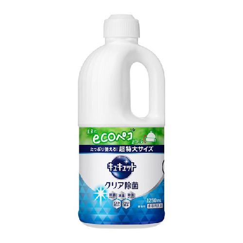Kao Cucute Clear Antibacterial Dish Soap Grapefruit Refill 1250ml