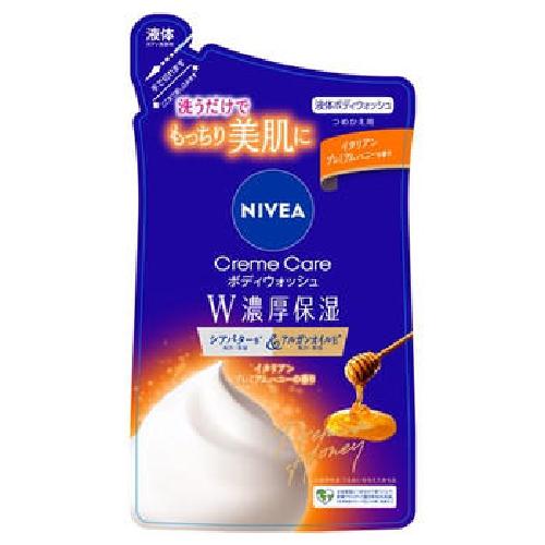 Nivea Sữa Tắm Kem Double Moisture Italian Honey Dạng Túi Thay Thế 340ml