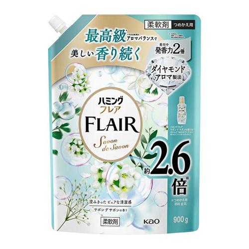 Kao Humming Flare Soap Scent Fabric Softener Refill 900g