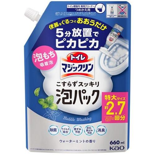 Kao Magiclean Toilet Foam Cleaner Water Mint Refill 660ml