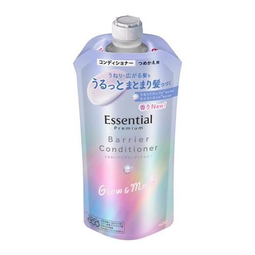 Kao Essential Premium Moisture Barrier Conditioner Glow Moist Refill 340ml