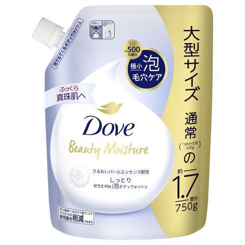 Unilever Dove Beauty Moisture Foam Body Wash Moist Refill 750g