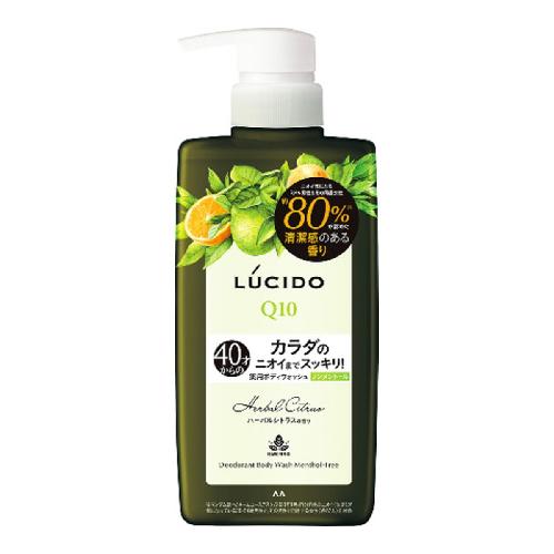 Mandom Lucido Medicated Deodorant Body Wash Herb Citrus Body 450ml