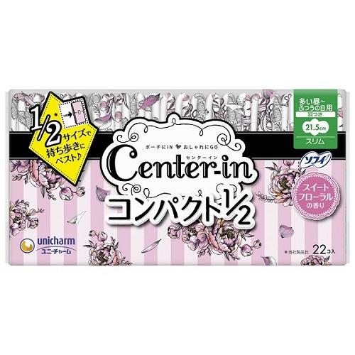 Unicharm Center-In Soft Day Wing Rose 21.5cm 22 Sheets
