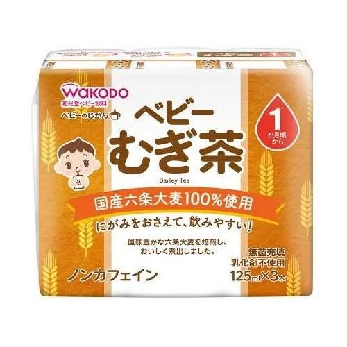 Wakodo Baby Barley Tea 125ml x 3